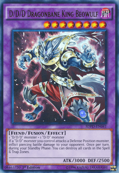 D/D/D Dragonbane King Beowulf [SDPD-EN041] Ultra Rare - Josh's Cards
