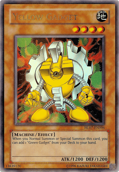 Yellow Gadget [HL07-EN006] Parallel Rare - Josh's Cards