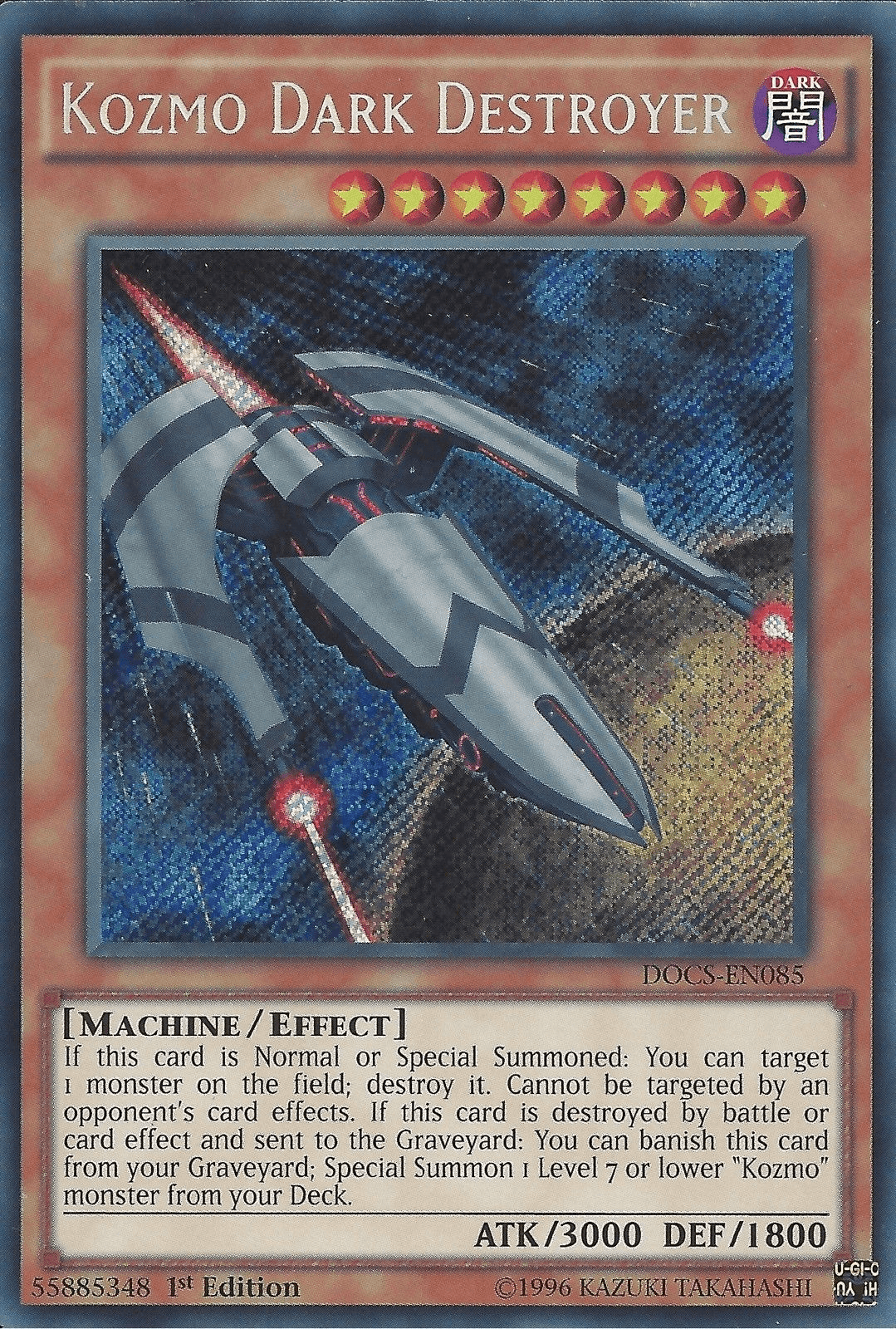 Kozmo Dark Destroyer [DOCS-EN085] Secret Rare - Josh's Cards