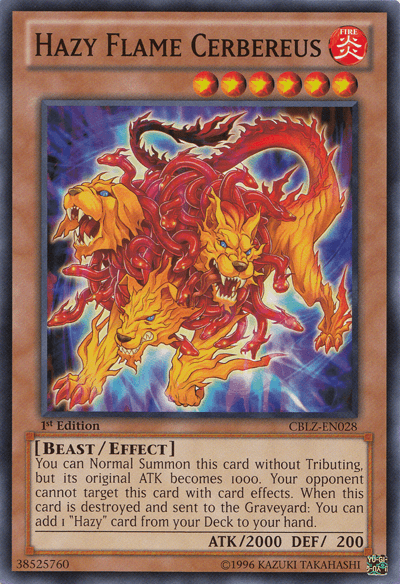 Hazy Flame Cerbereus [CBLZ-EN028] Common - Josh's Cards