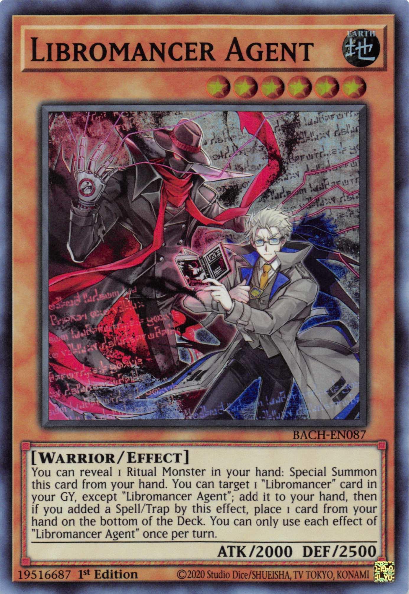 Libromancer Agent [BACH-EN087] Super Rare - Josh's Cards