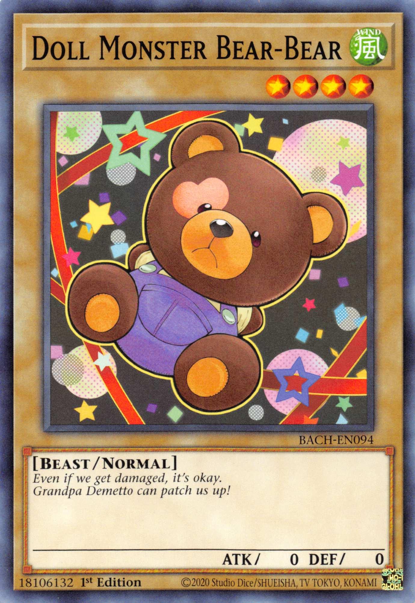 Doll Monster Bear-Bear [BACH-EN094] Common - Josh's Cards
