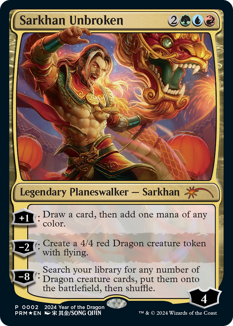 Sarkhan Unbroken (SSP-002) - Year of the Dragon 2024 Foil