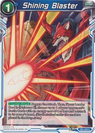 Shining Blaster (Reprint) (TB1-049) [Battle Evolution Booster] Parallel Foil