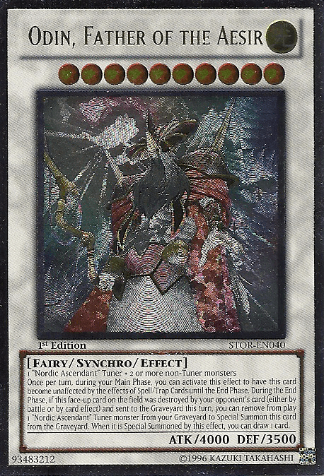 Odin, Father of the Aesir [STOR-EN040] Ultimate Rare - Josh's Cards