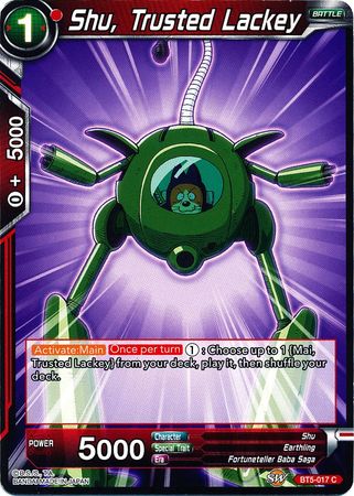 Shu, Trusted Lackey (BT5-017) [Miraculous Revival] Parallel Foil