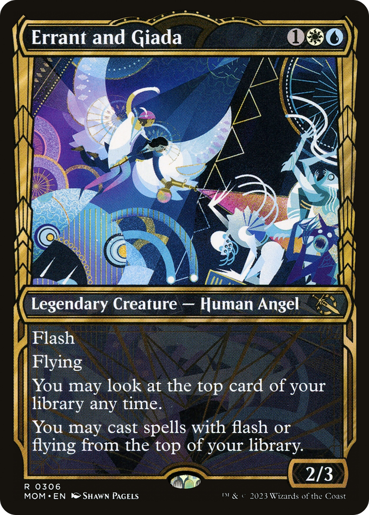 Errant and Giada (MOM-306) - March of the Machine: (Showcase) Foil