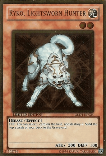 Ryko, Lightsworn Hunter [GLD4-EN024] Gold Rare - Josh's Cards