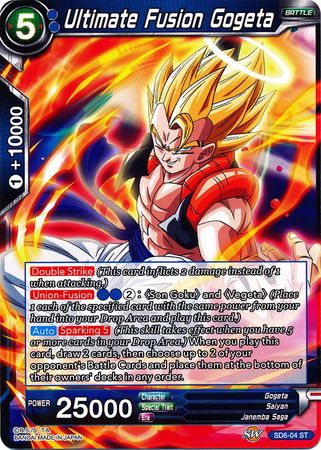 Ultimate Fusion Gogeta (Starter Deck - Resurrected Fusion) (SD6-04) [Miraculous Revival] Parallel Foil