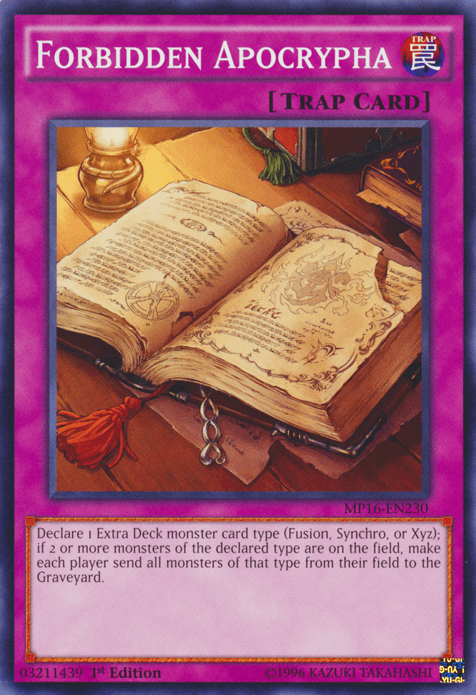 Forbidden Apocrypha [MP16-EN230] Common - Josh's Cards