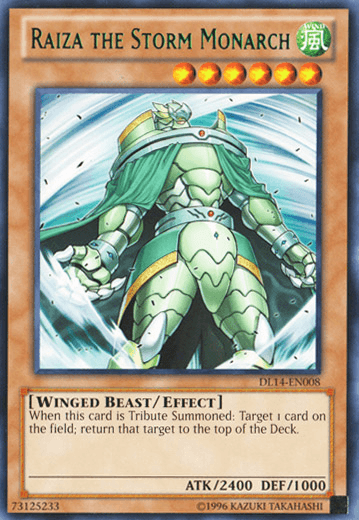 Raiza the Storm Monarch (Green) [DL14-EN008] Rare - Josh's Cards