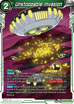 Unstoppable Invasion (Common) (BT13-088) [Supreme Rivalry] Parallel Foil