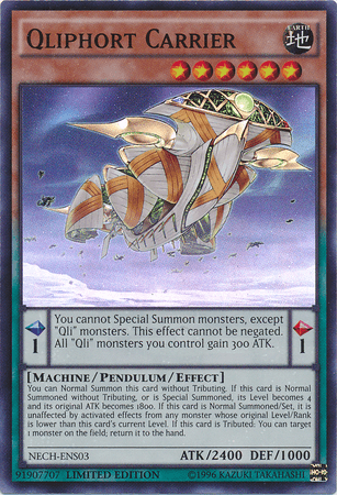 Qliphort Carrier (SE) [NECH-ENS03] Super Rare - Josh's Cards