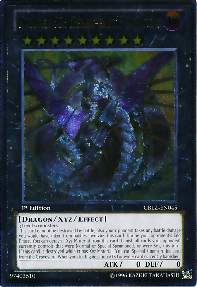 Number 92: Heart-eartH Dragon [CBLZ-EN045] Ultimate Rare - Josh's Cards