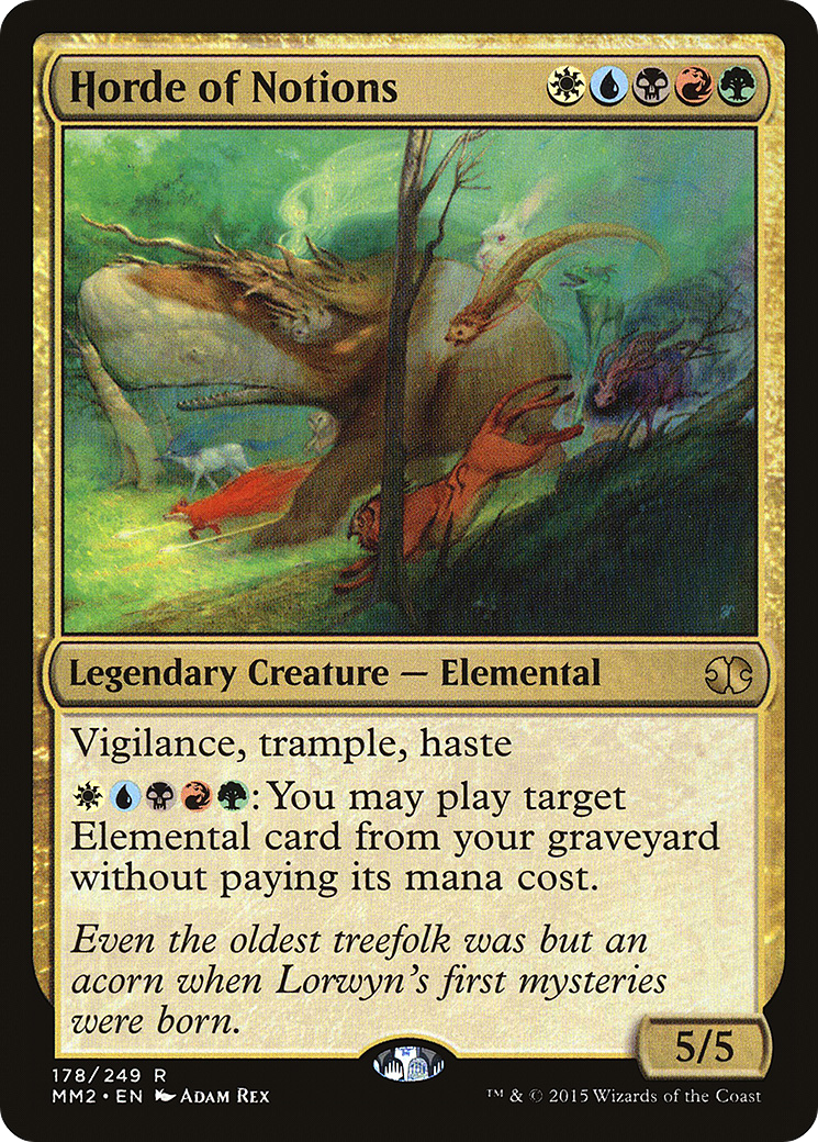 Horde of Notions (MM2-178) - Modern Masters 2015 Foil