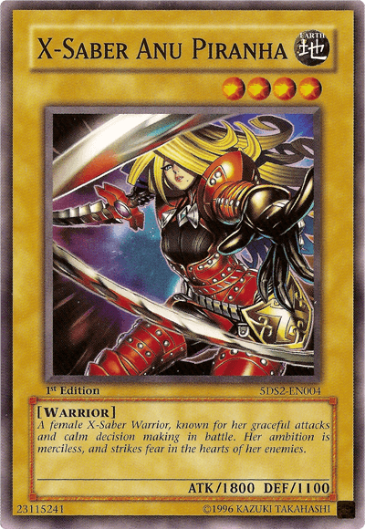 X-Saber Anu Piranha [5DS2-EN004] Common - Josh's Cards