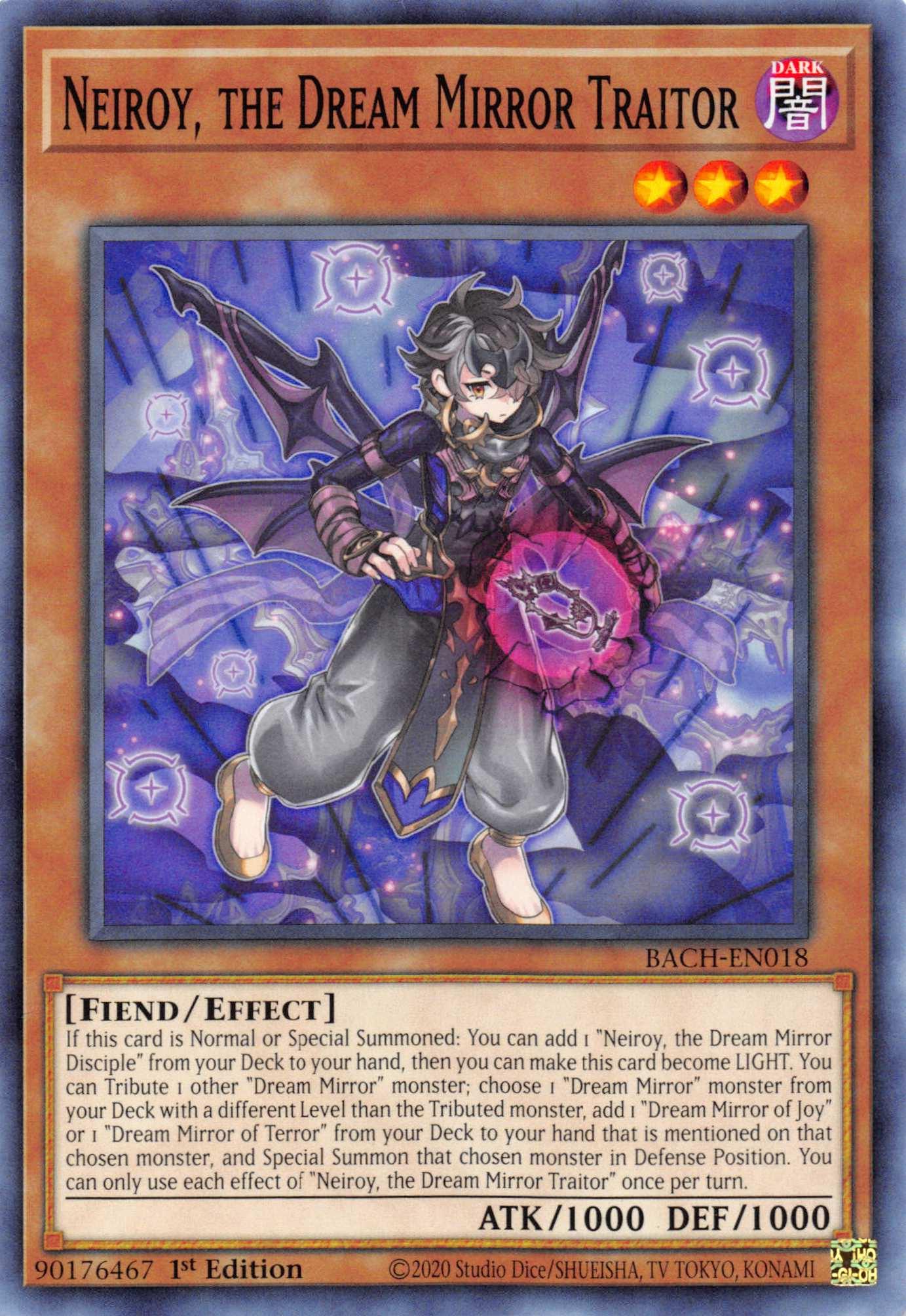 Neiroy, the Dream Mirror Traitor [BACH-EN018] Common - Josh's Cards