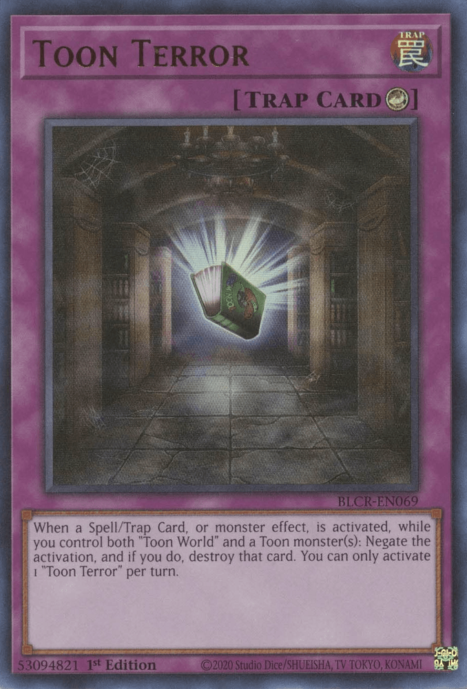 Toon Terror [BLCR-EN069] Ultra Rare - Josh's Cards