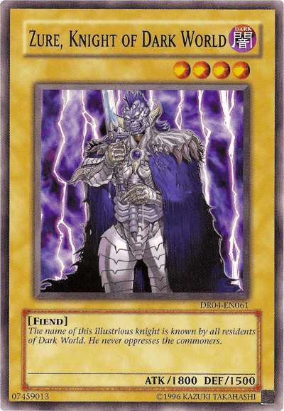 Zure, Knight of Dark World [DR04-EN061] Common - Josh's Cards