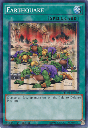 Earthquake [BP03-EN150] Shatterfoil Rare - Josh's Cards