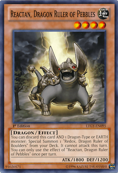 Reactan, Dragon Ruler of Pebbles [LTGY-EN095] Common - Josh's Cards