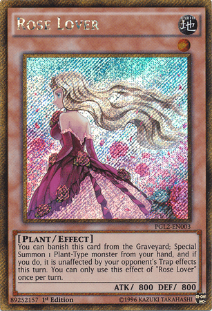 Rose Lover [PGL2-EN003] Gold Secret Rare - Josh's Cards