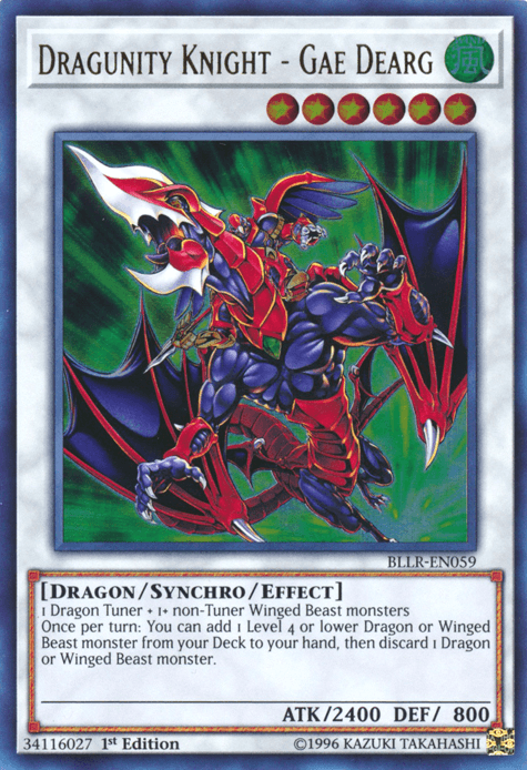Dragunity Knight - Gae Dearg [BLLR-EN059] Ultra Rare - Josh's Cards