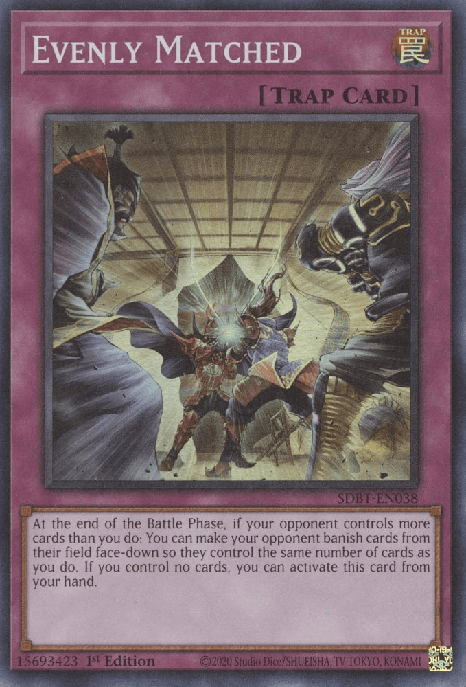 Evenly Matched [SDBT-EN038] Super Rare - Josh's Cards