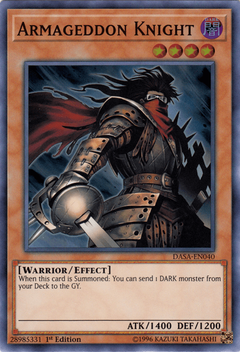 Armageddon Knight [DASA-EN040] Super Rare - Josh's Cards