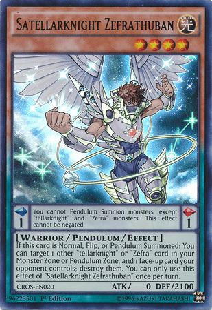 Satellarknight Zefrathuban [CROS-EN020] Ultra Rare - Josh's Cards