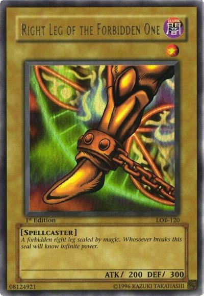 Right Leg of the Forbidden One [LOB-120] Ultra Rare - Josh's Cards
