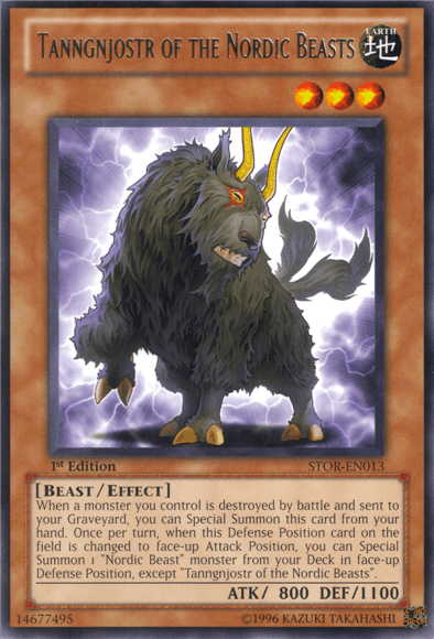 Tanngnjostr of the Nordic Beasts [STOR-EN013] Rare - Josh's Cards