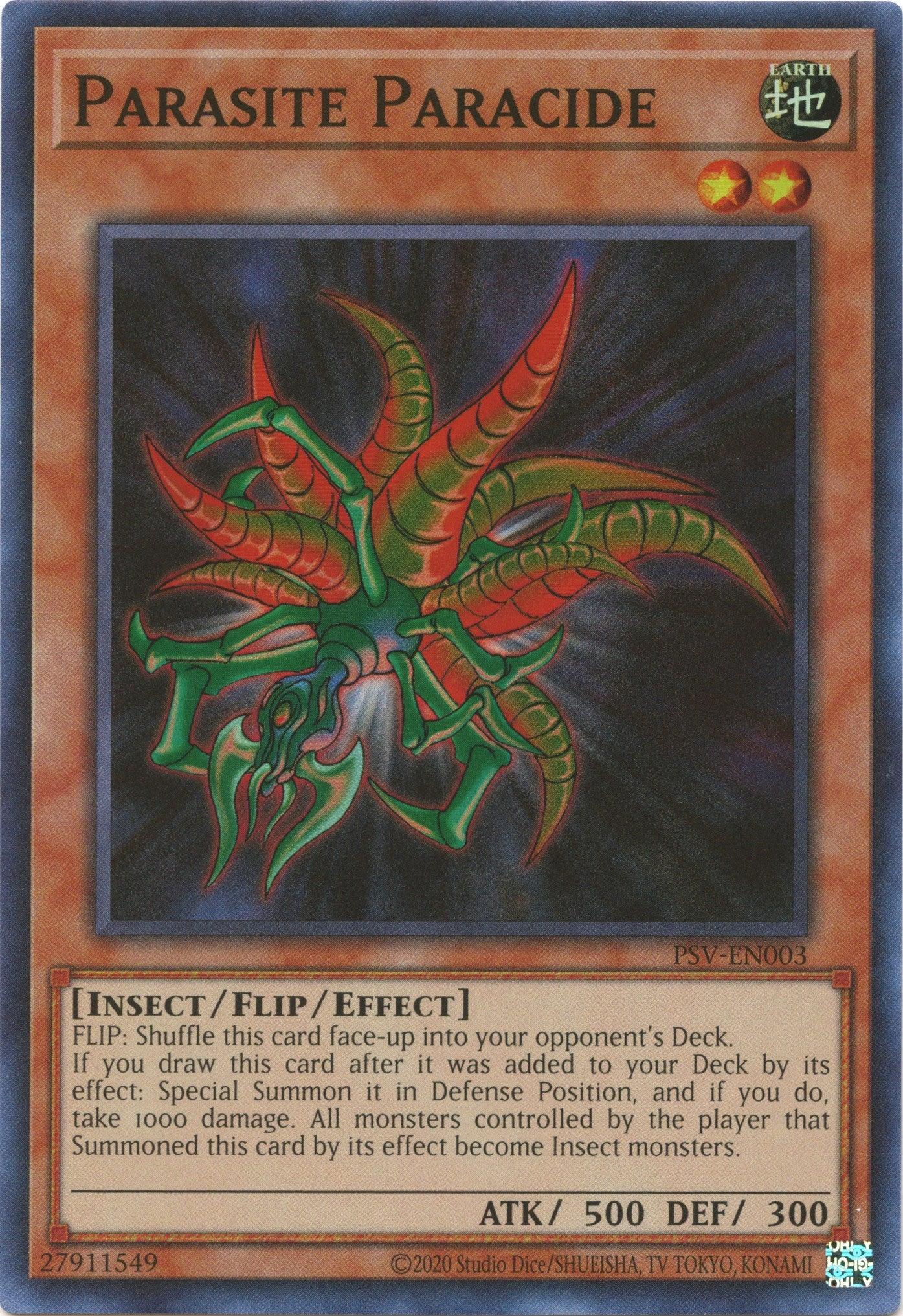 Parasite Paracide (25th Anniversary) [PSV-EN003] Super Rare - Josh's Cards