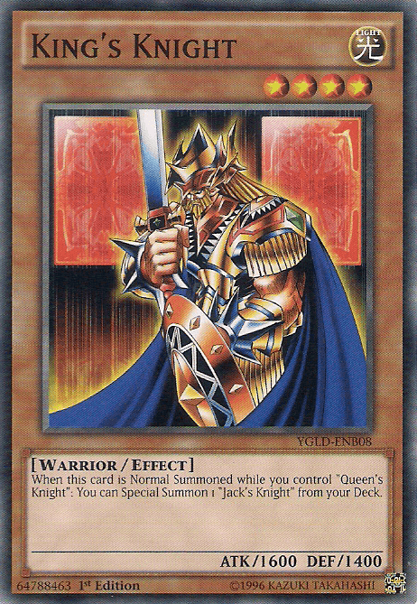 King's Knight [YGLD-ENB08] Common - Josh's Cards