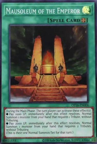 Mausoleum of the Emperor [OP16-EN006] Super Rare - Josh's Cards