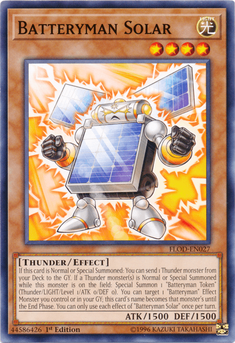 Batteryman Solar [FLOD-EN027] Common - Josh's Cards