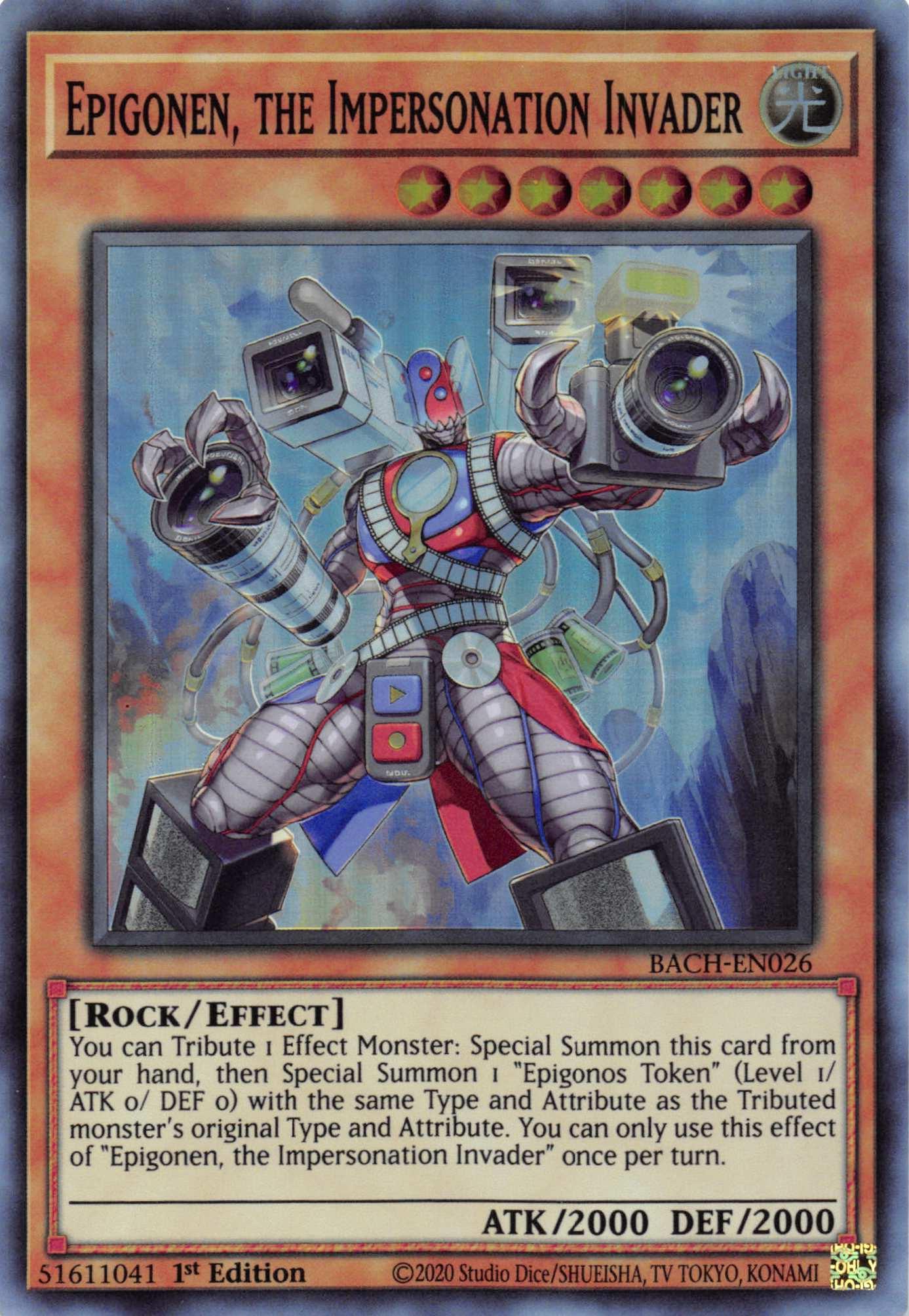 Epigonen, the Impersonation Invader [BACH-EN026] Super Rare - Josh's Cards