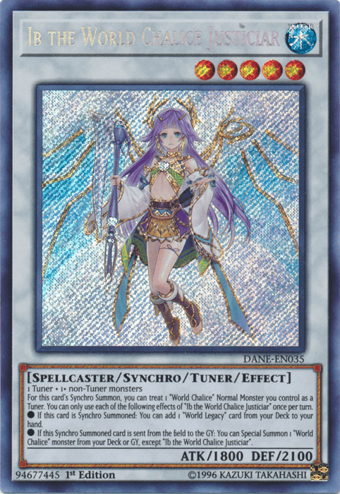 Ib the World Chalice Justiciar [DANE-EN035] Secret Rare - Josh's Cards