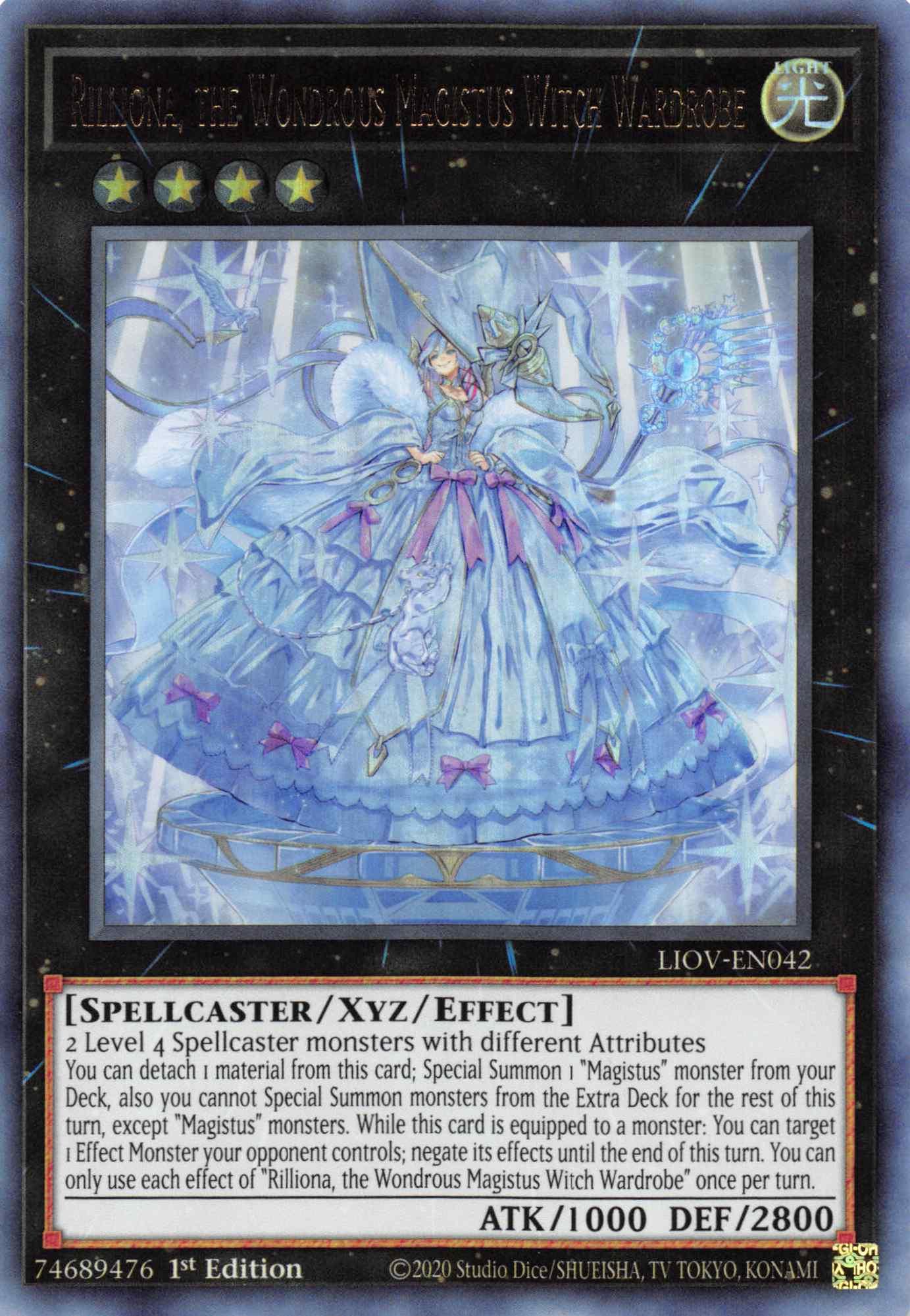 Rilliona, the Wondrous Magistus Witch Wardrobe [LIOV-EN042] Ultra Rare - Josh's Cards