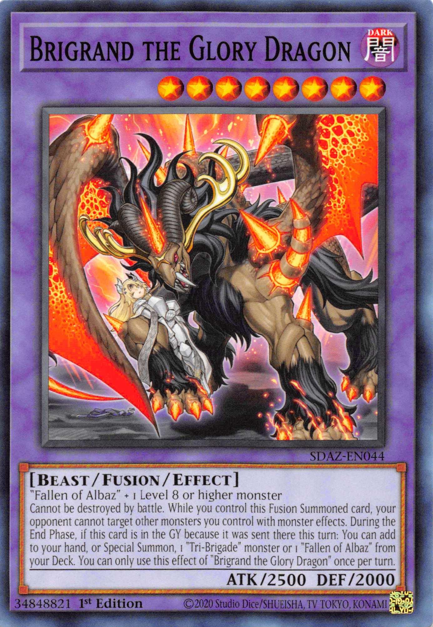 Brigrand the Glory Dragon [SDAZ-EN044] Common - Josh's Cards