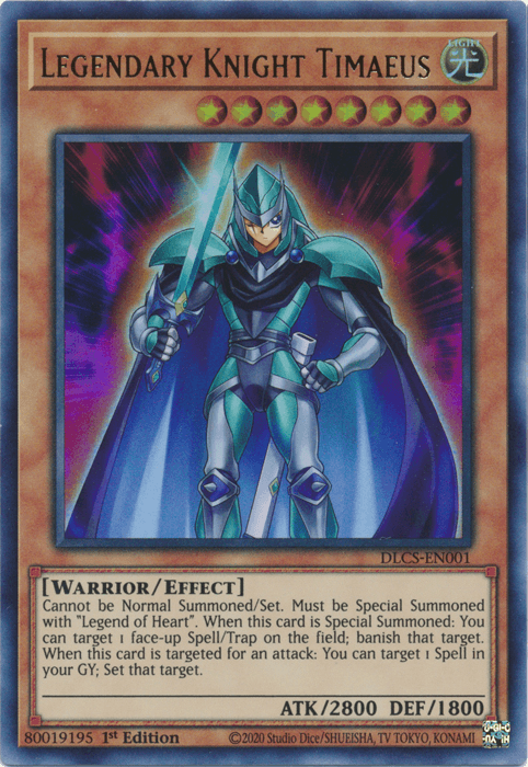 Legendary Knight Timaeus [DLCS-EN001] Ultra Rare - Josh's Cards