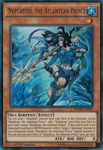 Neptabyss, the Atlantean Prince [BOSH-EN092] Ultra Rare - Josh's Cards