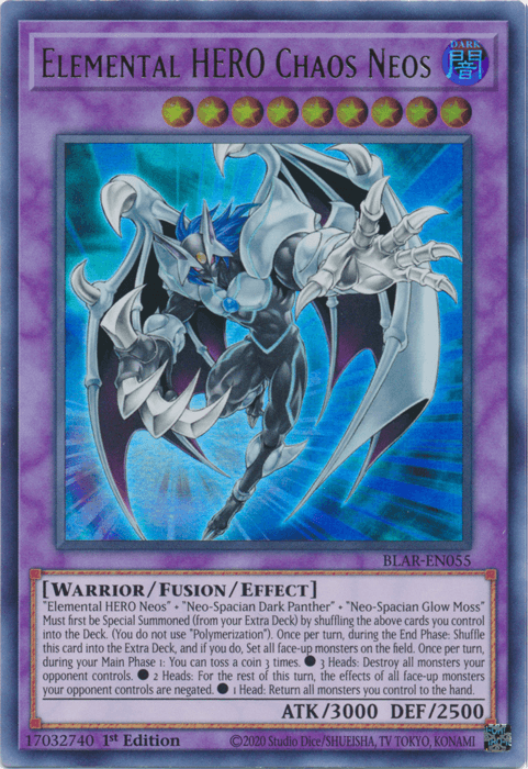 Elemental Hero Chaos Neos [BLAR-EN055] Ultra Rare - Josh's Cards