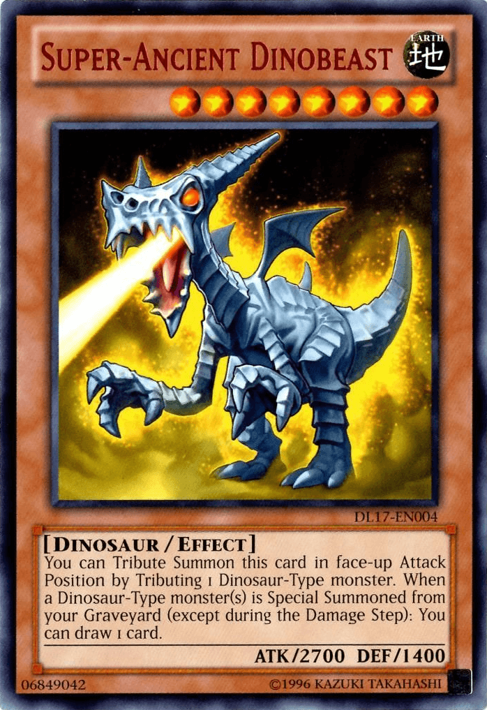Super-Ancient Dinobeast (Red) [DL17-EN004] Rare - Josh's Cards
