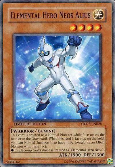 Elemental Hero Neos Alius [GLD2-EN028] Common - Josh's Cards