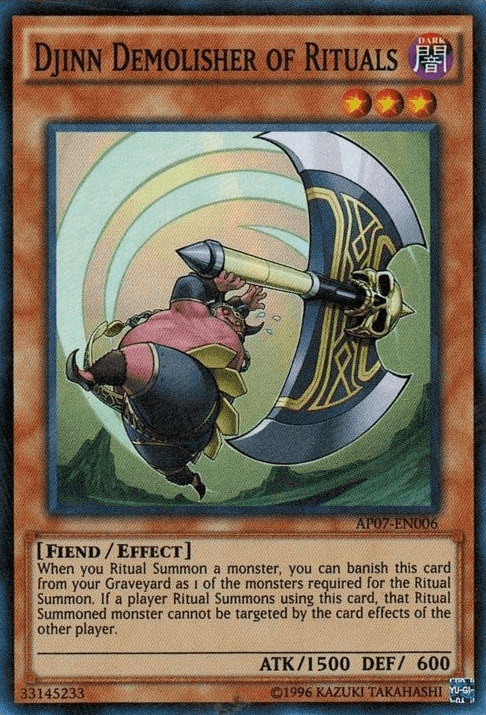 Djinn Demolisher of Rituals [AP07-EN006] Super Rare - Josh's Cards