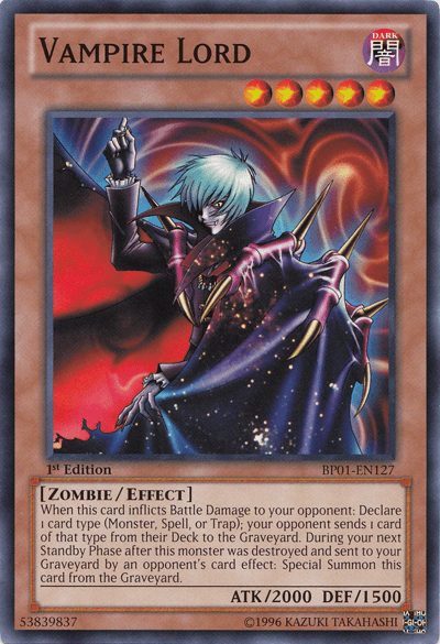 Vampire Lord [BP01-EN127] Common - Josh's Cards
