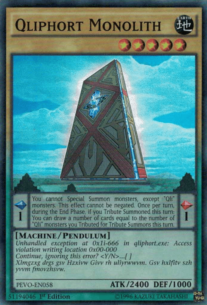 Qliphort Monolith [PEVO-EN058] Super Rare - Josh's Cards