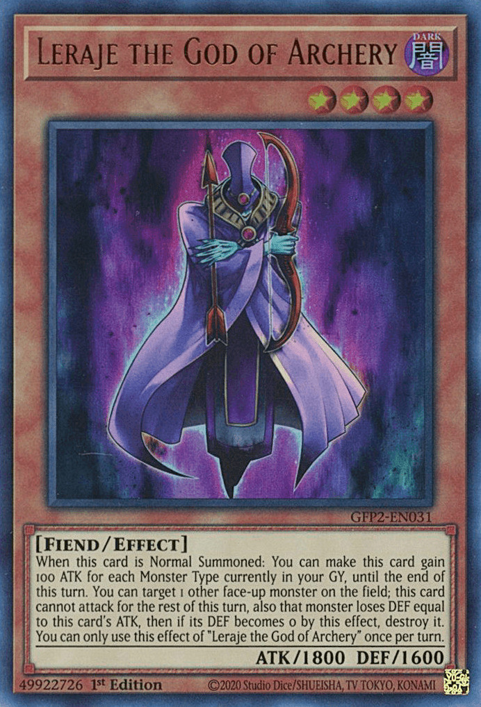 Leraje the God of Archery [GFP2-EN031] Ultra Rare - Josh's Cards