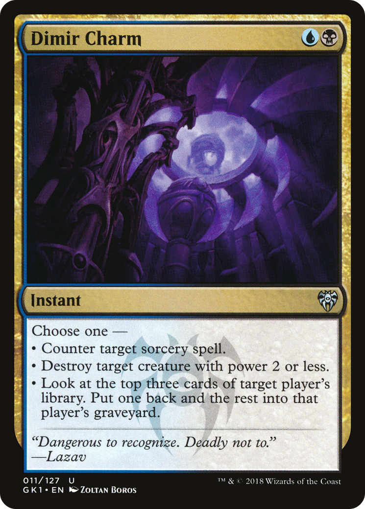 Dimir Charm (GR1-011) - GRN Guild Kit